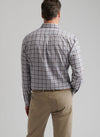 Waynesville Performance Flannel Sport Shirt in Winter Ivory by Peter Millar