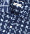 Mystic Performance Flannel Sport Shirt in Navy by Peter Millar