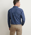 Mystic Performance Flannel Sport Shirt in Navy by Peter Millar