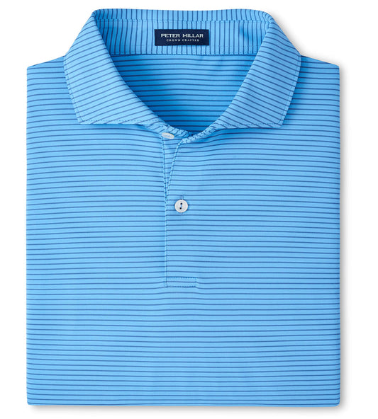 Ballad Performance Jersey Polo in Blue Topaz by Peter Millar