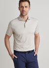 Ballad Performance Jersey Polo in Barley by Peter Millar