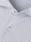 Ballad Performance Jersey Polo in Gale Grey by Peter Millar