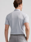Ballad Performance Jersey Polo in Gale Grey by Peter Millar