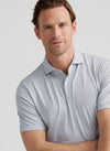 Ballad Performance Jersey Polo in Gale Grey by Peter Millar