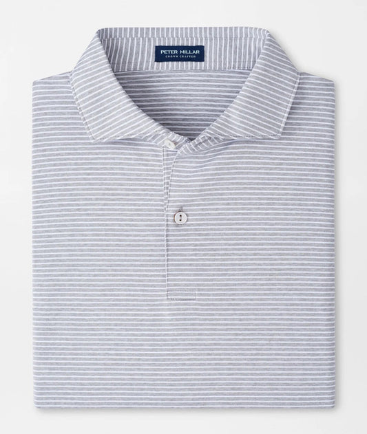 Ballad Performance Jersey Polo in Gale Grey by Peter Millar