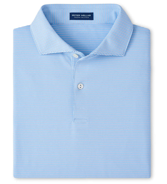 Ambrose Performance Jersey Polo in Blue Frost by Peter Millar