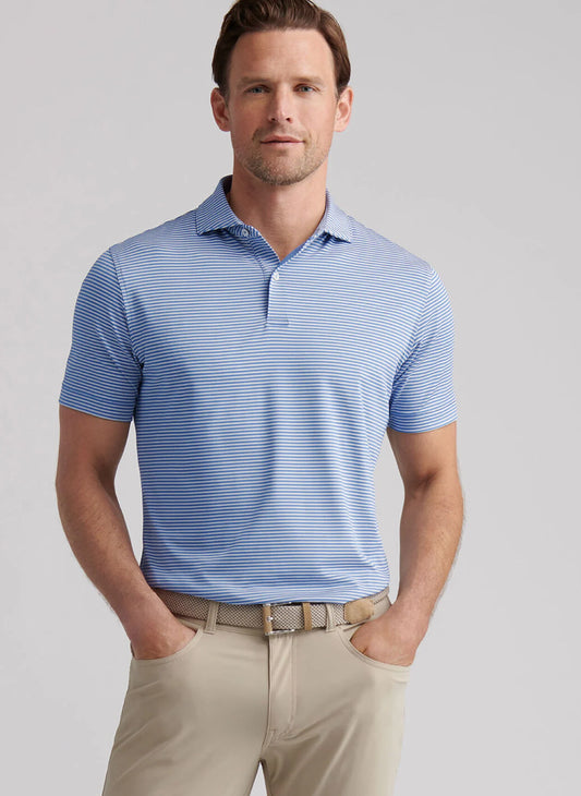 Ambrose Performance Jersey Polo in Lunar Blue by Peter Millar