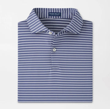 Bridge Performance Jersey Polo in Nebula Blue by Peter Millar