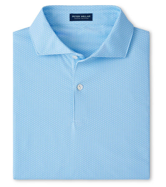 Fermata Performance Jersey Polo in Blue Frost by Peter Millar
