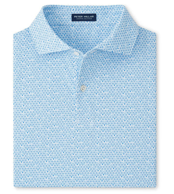 Mariposa Performance Jersey Polo in White by Peter Millar