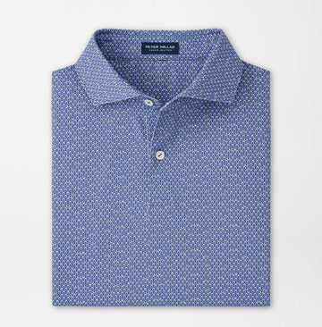 Mariposa Performance Jersey Polo in Nebula Blue by Peter Millar