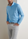 Stealth Performance Quarter-Zip in Blue Topaz by Peter Millar