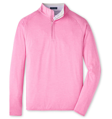 Stealth Performance Quarter-Zip in Dogwood by Peter Millar