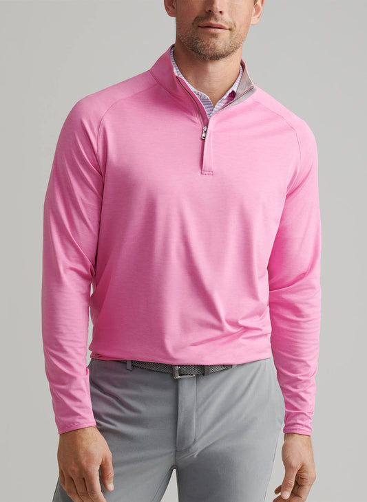 Stealth Performance Quarter-Zip in Dogwood by Peter Millar
