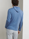 Excursionist Flex Heathered Hoodie in Lunar Blue by Peter Millar
