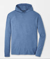 Excursionist Flex Heathered Hoodie in Lunar Blue by Peter Millar