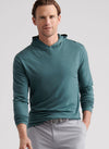 Excursionist Flex Heathered Hoodie in Sherwood by Peter Millar