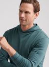 Excursionist Flex Heathered Hoodie in Sherwood by Peter Millar