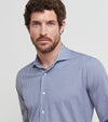 Excursionist Flex Ginghham Sport Shirt in Navy by Peter Millar