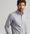 Abetone Cotton Sport Shirt in Rain Cloud by Peter Millar