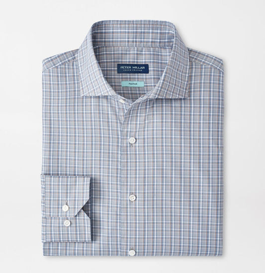 Abetone Cotton Sport Shirt in Rain Cloud by Peter Millar