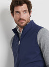 Ryder Reversible Vest in Navy by Peter Millar