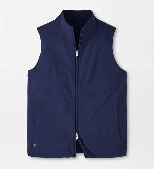 Ryder Reversible Vest in Navy by Peter Millar