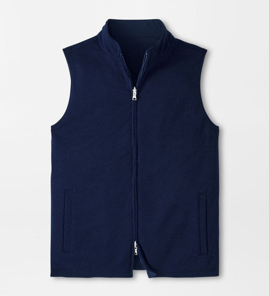 Ryder Reversible Vest in Navy by Peter Millar