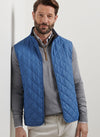 Essex Quilted Travel Vest in Astral Blue by Peter Millar