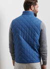 Essex Quilted Travel Vest in Astral Blue by Peter Millar