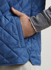 Essex Quilted Travel Vest in Astral Blue by Peter Millar
