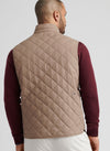 Essex Quilted Travel Vest in Poplar Brown by Peter Millar