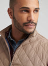 Essex Quilted Travel Vest in Poplar Brown by Peter Millar