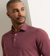 Oaks Performance Jersey Polo in Bordeaux by Peter Millar