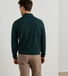 Cradle Piqué Performance Quarter-Zip in Pine Brook by Peter Millar