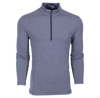 Sequoia Quarter-Zip in Smoke Heather by Greyson