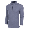 Sequoia Quarter-Zip in Smoke Heather by Greyson