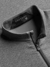 Sequoia Quarter-Zip in Smoke Heather Grey by Greyson