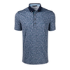 Angel Tears Short Sleeve Polo in Shadow by Greyson