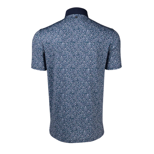 Angel Tears Short Sleeve Polo in Shadow by Greyson