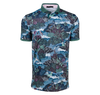 In The Waves Short Sleeve Polo in Shadow Multi by Greyson