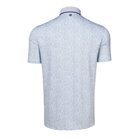 Range Short Sleeve Polo in Arctic by Greyson