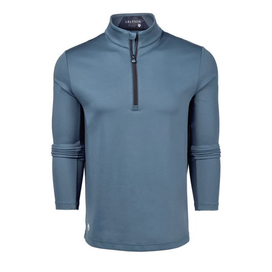 Sequoia Quarter-Zip in Vintage Indigo by Greyson