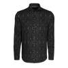 Desert Code Fleece Knit Shirt in Shepherd Black by Greyson