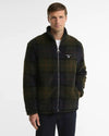 Tartan Sherpa Fleece in Shadow Classic Tartan by Barbour