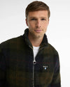Tartan Sherpa Fleece in Shadow Classic Tartan by Barbour
