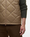 Finn Gilet in Military Brown by Barbour