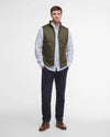 Finn Gilet in Olive by Barbour