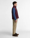 Finn Gilet in Dark Bordeaux by Barbour