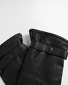 Burnished Leather Thinsulate Gloves in Classic Black by Barbour